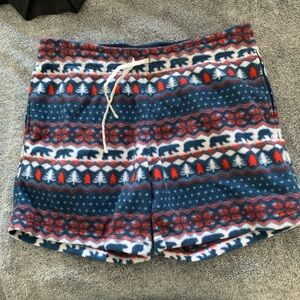 Chubbies Cozy Fleece Lounge Patterned Shorts